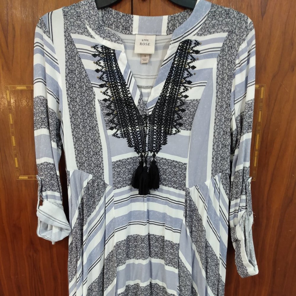 Knox Rose, Boho tunic dress size S